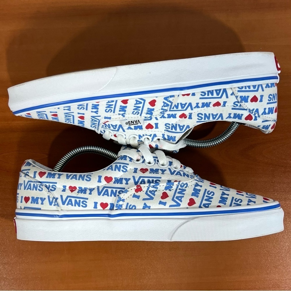 VANS Unisex Authentic I Love My Vans Slip On Canvas Shoe Size 8 or 6.5 #578 - Picture 5 of 8